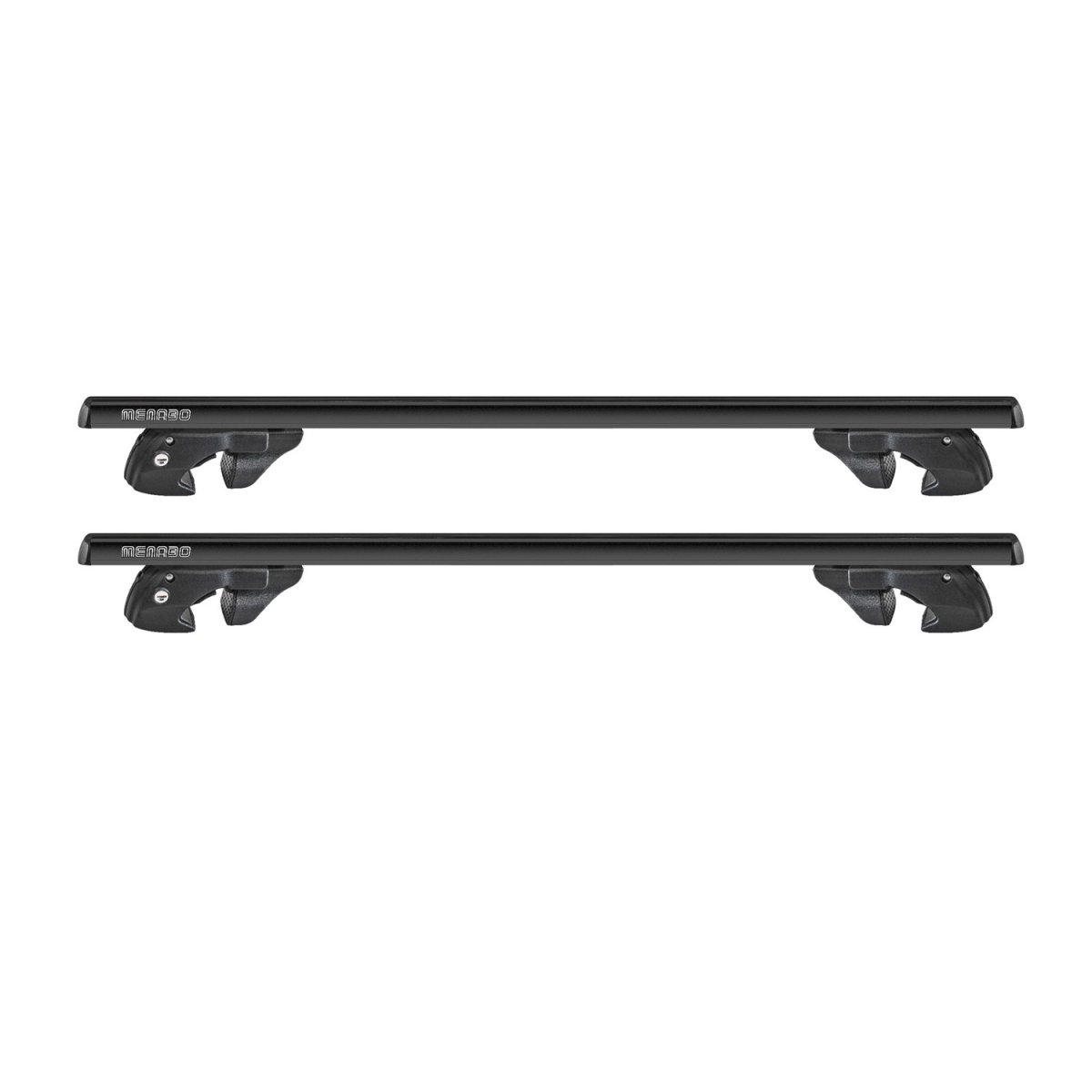 Volvo V50 Roof Rack Cross Bars - Omac - Sherman (Size XL) 2Pcs - Black - '04-'08